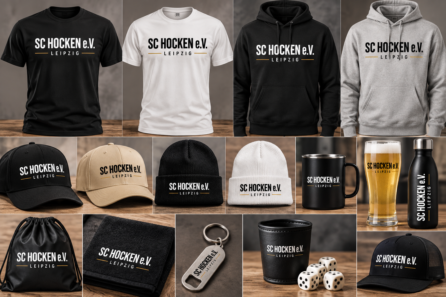 SC Hocken Vereinskollektion mit Shirts, Hoodies, Caps und Zubehör